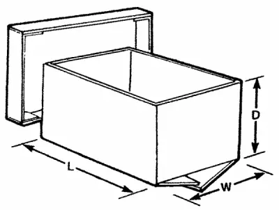 Half Slotted Carton (HSC) and Lid Half Slotted Carton (HSC) and Lid