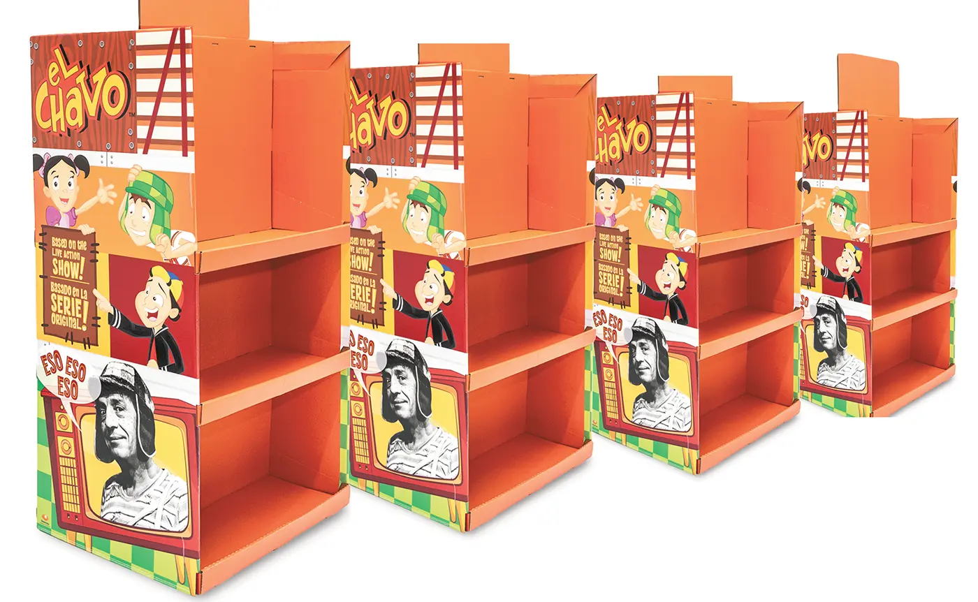 POP floor displays